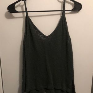 Dark green tank top